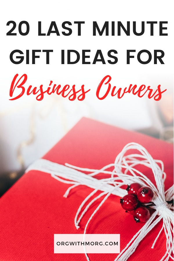 20 Last Minute Gift Ideas For Business Owners